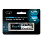 SILICON POWER SSD PCIe Gen3x4 P34A60 M.2 2280, 512GB, 2.200-1.600MB/s - Image 4