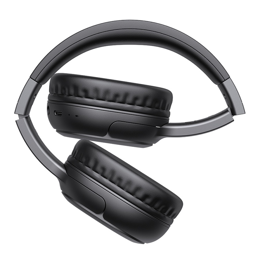 USAMS headphones YG23, ασύρματα & ενσύρματα, Φ40mm, 300mAh, μαύρα - Image 5