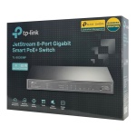 TP-LINK JetStream switch TL-SG2008P, 8-Port Gigabit, 4x PoE+, Ver. 3.0 - Image 4