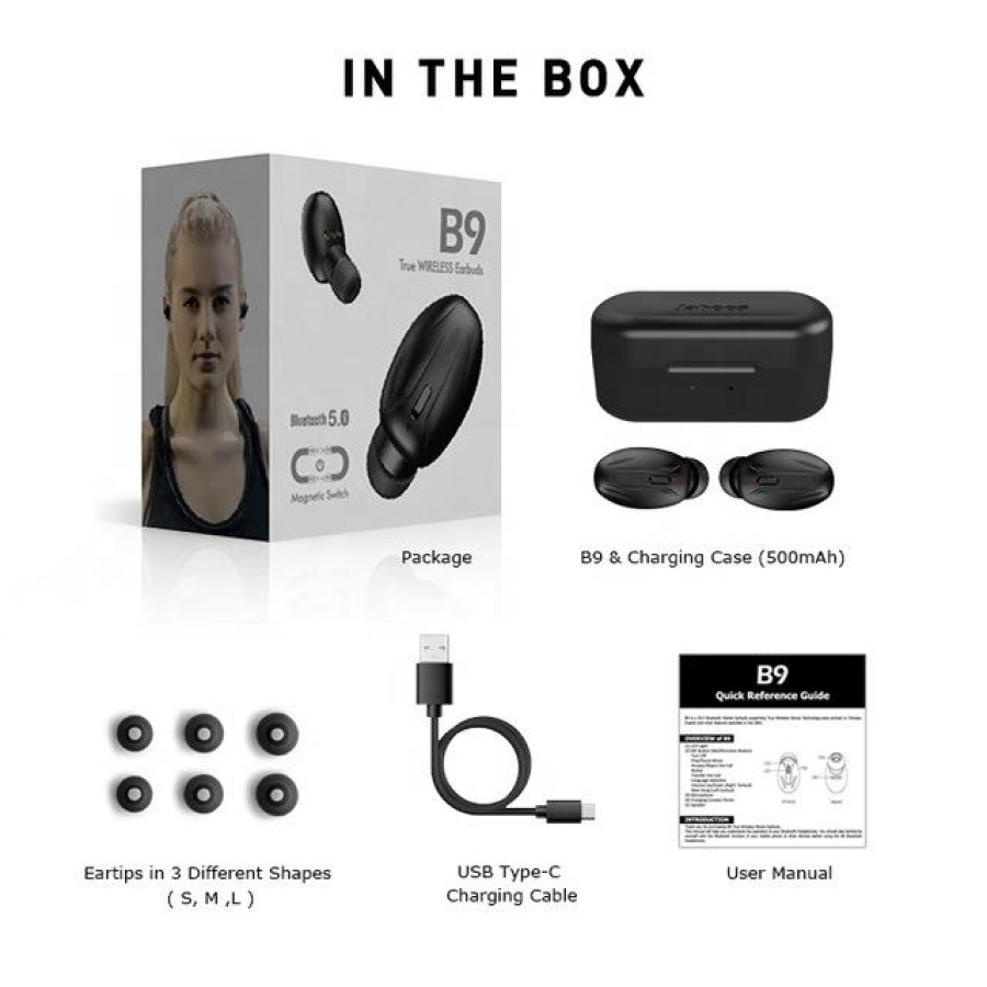 JABEES B9 TRUE WIRELESS EARBUDS - Image 2