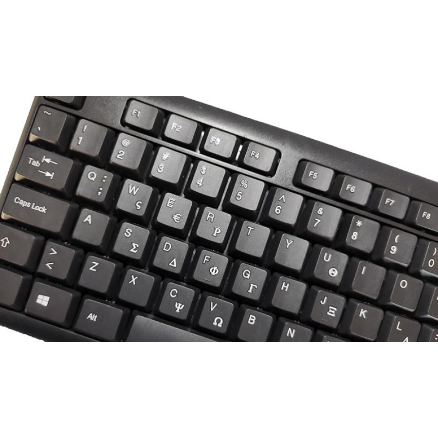APPROX ΠΛΗΚΤΡΟΛΟΓΙΟ USB MK210 BLACK GREEK - Image 2