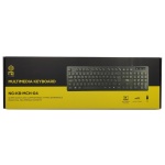 NG ΠΛΗΚΤΡΟΛΟΓΙΟ NG-KB-MCH-04 GR USB BLACK - Image 2