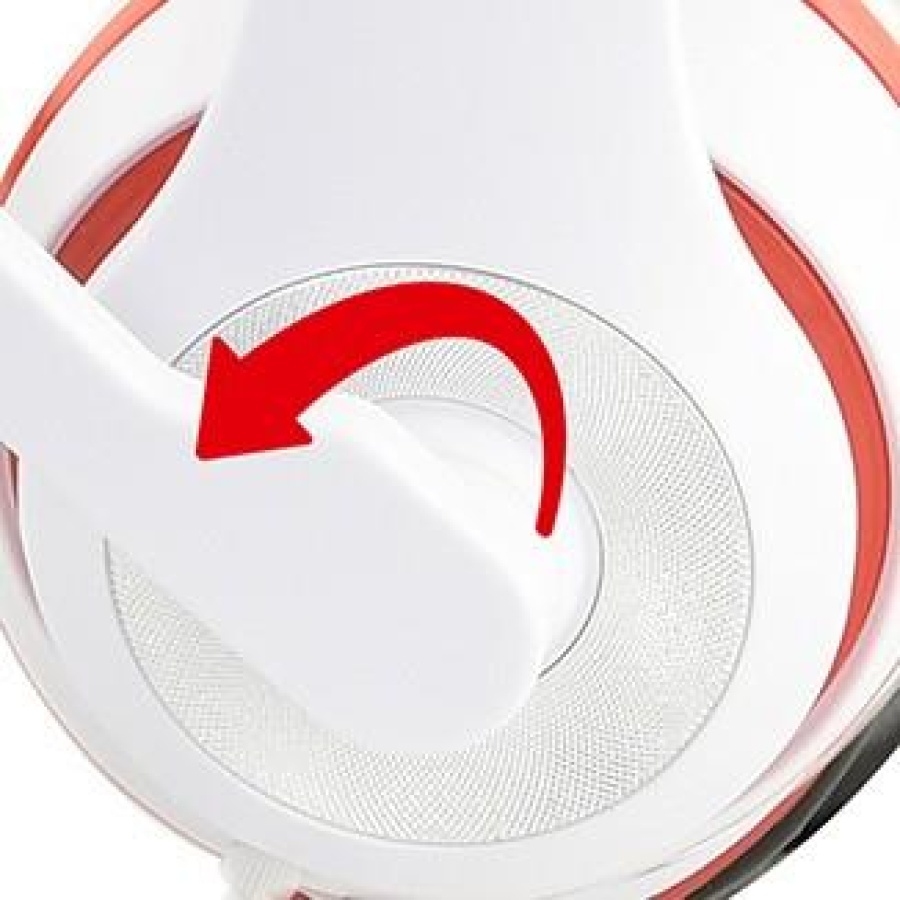 GEMBIRD HEADSET ΛΕΥΚΟ/ΚΟΚΚΙΝΟ MHS-003 - Image 4