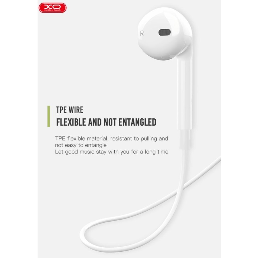 XO EP13 ΑΚΟΥΣΤΙΚΑ HANDSFREE, LIGHTNING BLUETOOTH, ΛΕΥΚΟ - Image 3