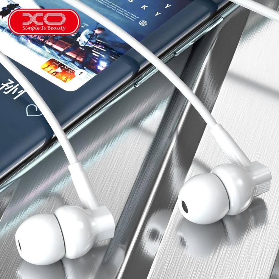XO EP33 ΑΚΟΥΣΤΙΚΑ HANDSFREE, 3.5mm ΛΕΥΚΟ - Image 2