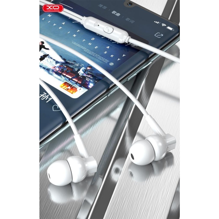 XO EP33 ΑΚΟΥΣΤΙΚΑ HANDSFREE, 3.5mm ΛΕΥΚΟ - Image 3