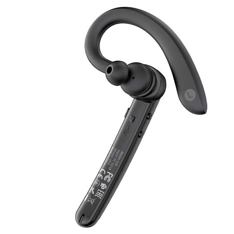 HOCO S19 HEARTFUL BLUETOOTH EARPHONES, ENC, ΜΑΥΡΟ - Image 3