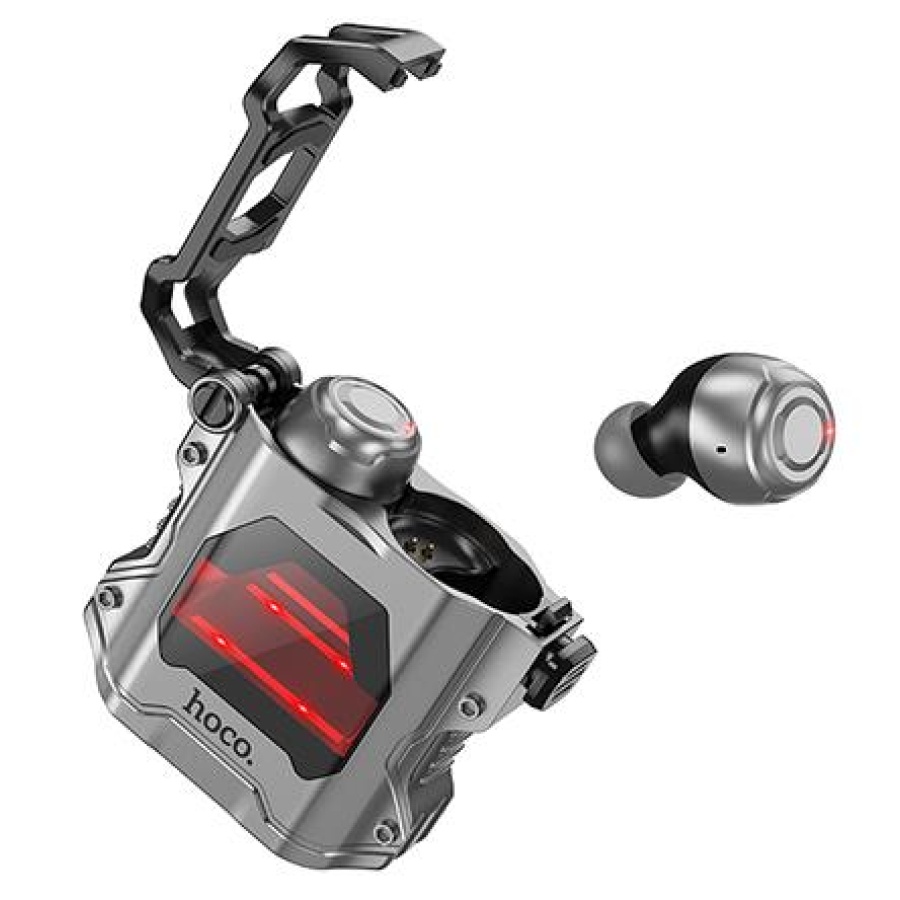 HOCO EW33 ΑΚΟΥΣΤΙΚΑ INTERSTELLAR TRUE WIRELESS BT HEADSET, ΓΚΡΙ - Image 3