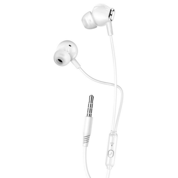 XO EP58 ΜΟΜΜΥ ΑΚΟΥΣΤΙΚΑ HANDSFREE 3.5MM, ΛΕΥΚΟ
