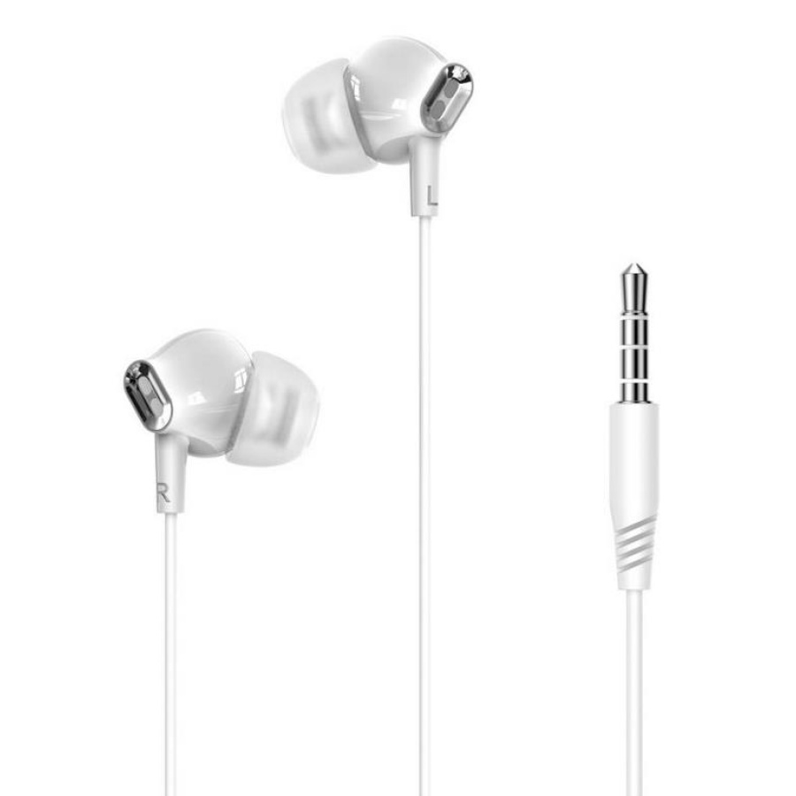 XO EP58 ΜΟΜΜΥ ΑΚΟΥΣΤΙΚΑ HANDSFREE 3.5MM, ΛΕΥΚΟ - Image 2