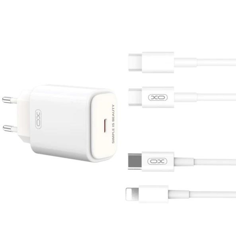 XO L90B ΦΟΡΤΙΣΤΗΣ 20W, PD, 1 ΘΥΡΑ, ΜΕ ΚΑΛΩΔΙΟ LIGHTNING - Image 2