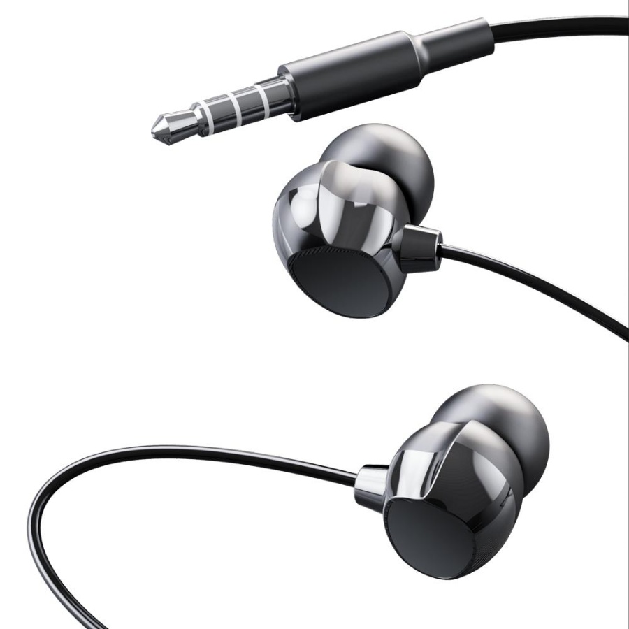 XO EP53 AΚΟΥΣΤΙΚΑ HANDSFREE 3.5mm ,ΜΑΥΡΟ - Image 2