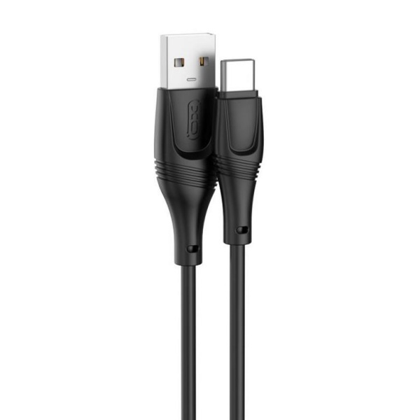 XO NB238 ZEUS ΚΑΛΩΔΙΟ ΦΟΡΤΙΣΗΣ ΣΙΛΙΚΟΝΗΣ TYPE-C, ΜΑΥΡΟ, 3Μ