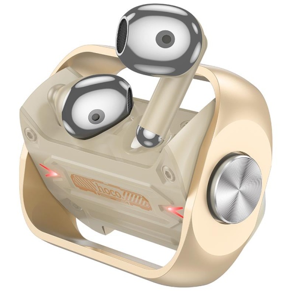 HOCO ΑΚΟΥΣΤΙΚΑ BLUETOOTH EW55 TRENDY TWS, GAMING, ΧΡΥΣΟ