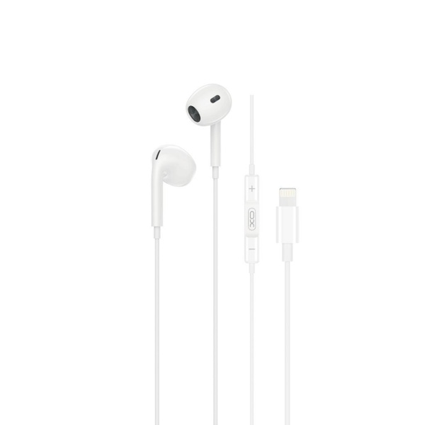 XO EP75 ΑΚΟΥΣΤΙΚΟ HANDSFREE 3 GENERATION, LIGHTNING, ΛΕΥΚΟ