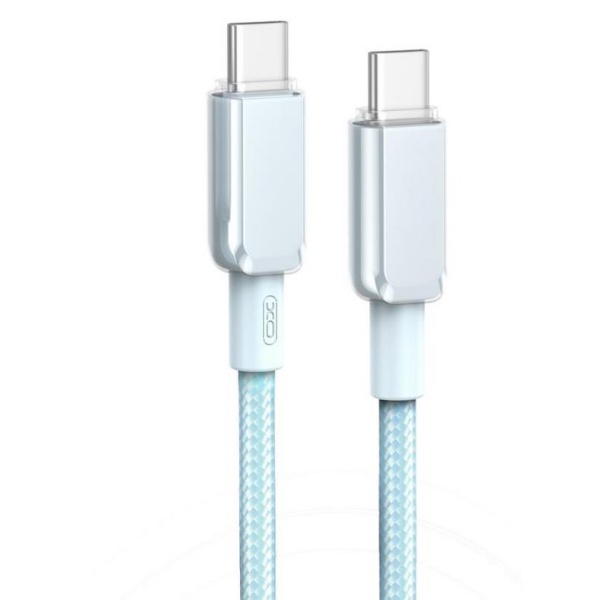 XO NB-Q250B PD 60W TYPE-C ΣΕ TYPE-C PVC SHINY COLORFUL FAST CHARGING CABLE ΓΑΛΑΖΙΟ