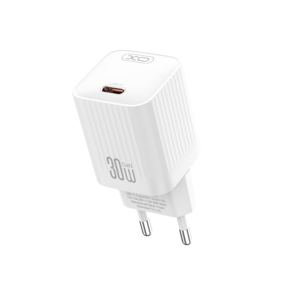 XO L148 ΦΟΡΤΙΣΤΗΣ PD30W, 1 ΘΥΡΑ TYPE-C, ΛΕΥΚΟΣ