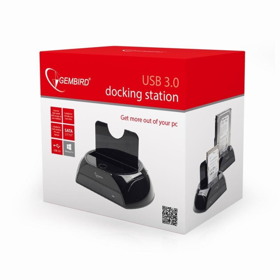 GEMBIRD ΒΑΣΗ HDD - DOCKING STATION SATA ΜΑΥΡΟ USB 3.0 - Image 3