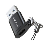 CABLETIME αντάπτορας USB-C σε USB CT-AMCF, 2.1A, 5Gbps, μαύρος