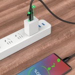 CABLETIME αντάπτορας USB-C σε USB CT-AMCF, 2.1A, 5Gbps, μαύρος - Image 4