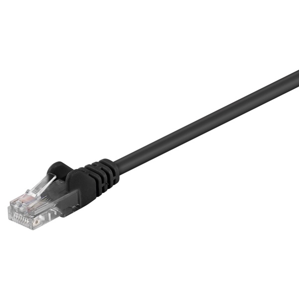 GΟOBAY καλώδιο δικτύου 68647, CAT 5e U/UTP, CCA, PVC, 2m, μαύρο