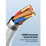 LDNIO καλώδιο USB-C σε USB-C LC861C, 65W PD, 1m, γκρι - Image 4