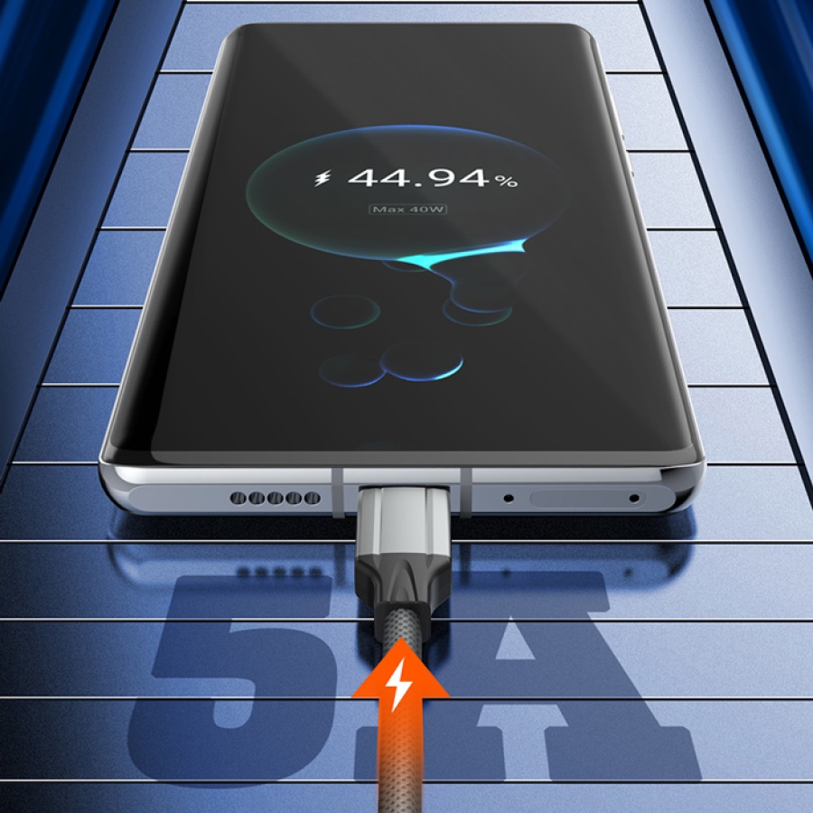 LDNIO καλώδιο USB-C σε USB-C LC442C, 65W PD, 2m, γκρι - Image 3