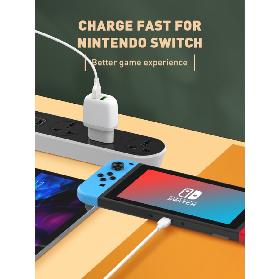 LDNIO καλώδιο USB-C σε USB-C LC122C, 65W PD, 2m, λευκό - Image 3