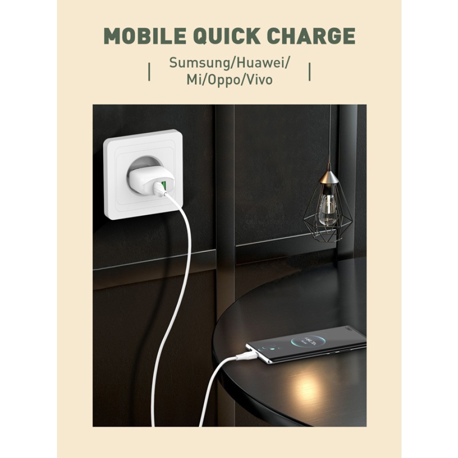 LDNIO καλώδιο USB-C σε USB-C LC122C, 65W PD, 2m, λευκό - Image 4
