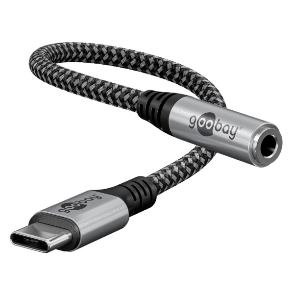 GOOBAY αντάπτορας USB-C σε 3.5mm 74056, γκρι