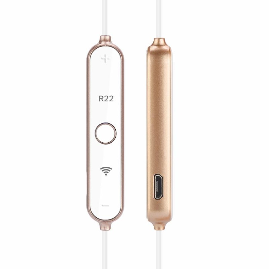 WESDAR R22 BLUETOOTH HEADPHONES, ΛΕΥΚΟ-ΧΡΥΣΟ - Image 3