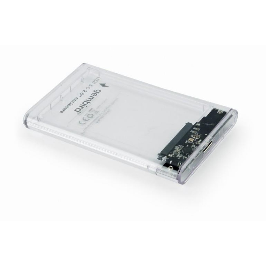 GEMBIRD ΘΗΚΗ ΓΙΑ HDD 2.5" USB 3.0 ΔΙΑΦΑΝΗ ΓΙΑ ΔΙΣΚΟ 9.5ΜΜ