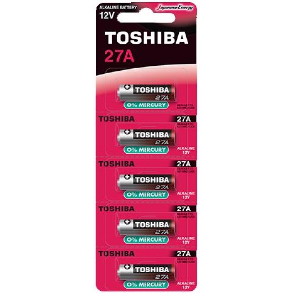 ΜΠΑΤΑΡΙΕΣ TOSHIBA ΑΛΚΑΛΙΚΕΣ 27A (1 TEM)