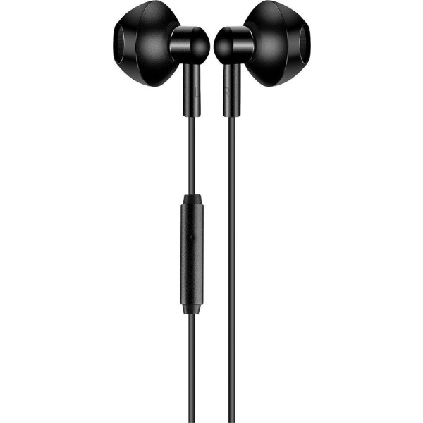 WESDAR R25 IN-EAR HEADPHONES, ΜΑΥΡΟ