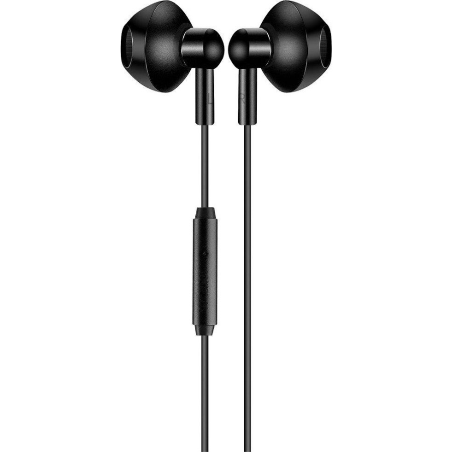 WESDAR R25 IN-EAR HEADPHONES, ΜΑΥΡΟ