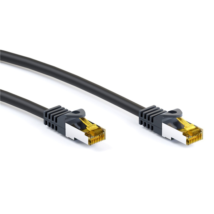 GOOBAY καλώδιο δικτύου 91590, CAT 7 S/FTP, 500MHz, CU, 1m, μαύρο - Image 2