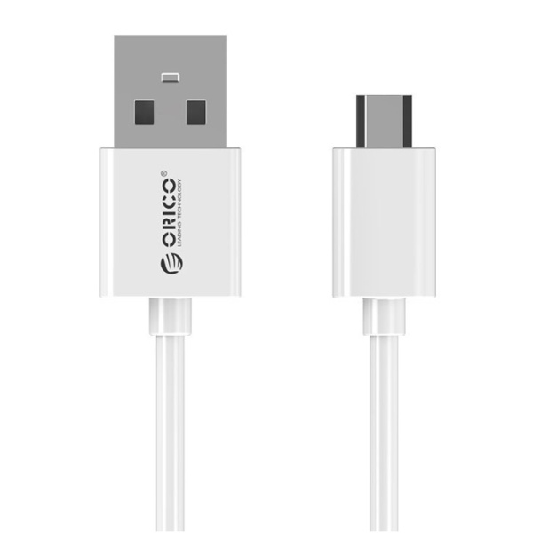 ORICO καλώδιο micro USB σε USB ADC-05, 3A, 480Mbps, 0.5m, λευκό