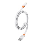 CELEBRAT καλώδιο Lightning σε USB CB-33L, flat, 2.4A, 1m, λευκό - Image 3