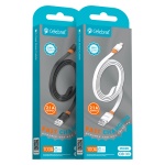 CELEBRAT καλώδιο micro USB σε USB CB-33M, flat, 2.1A, 1m, λευκό - Image 4