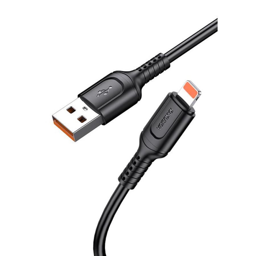 KAKUSIGA καλώδιο Lightning σε USB KSC-805, 2.4A, 480Mbps, 1m, μαύρο - Image 3