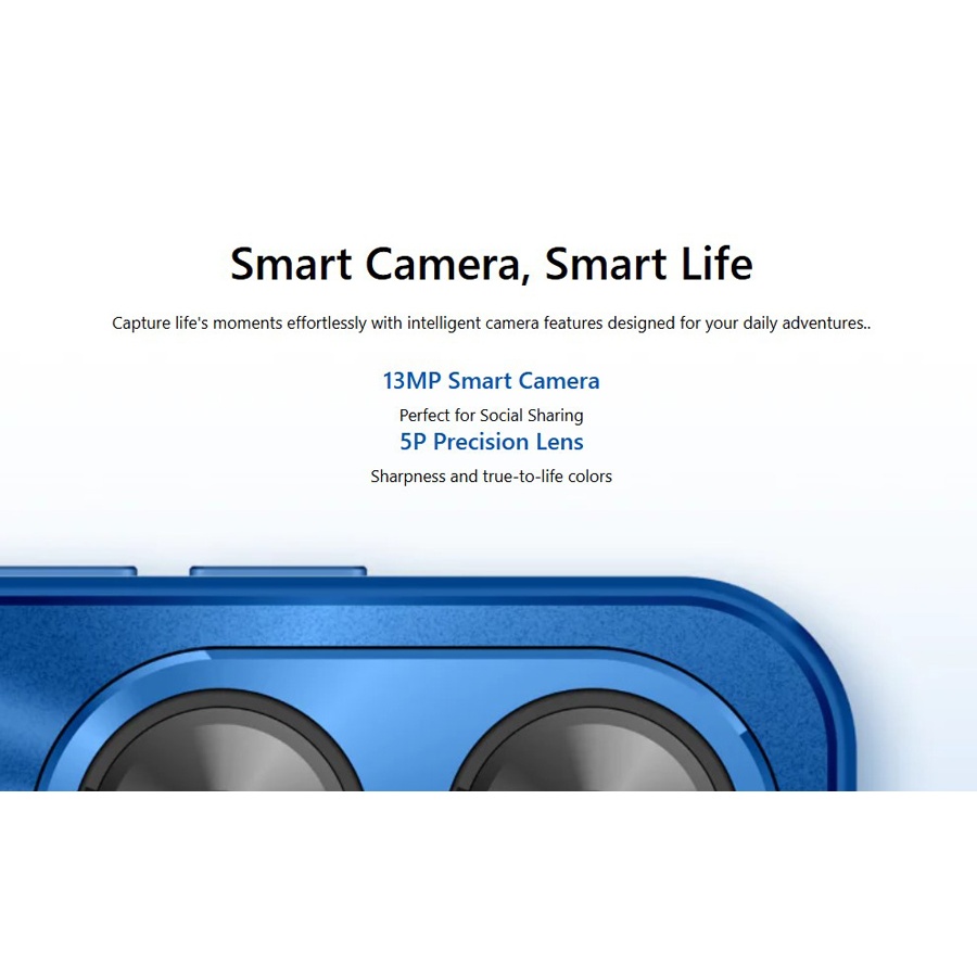 MEIZU smartphone Mblue 21, 6.79", 6/128GB, 4900mAh, μαύρο - Image 3