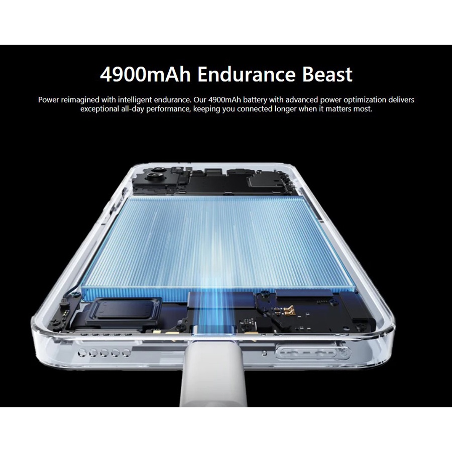 MEIZU smartphone Mblue 21, 6.79", 6/128GB, 4900mAh, μαύρο - Image 4