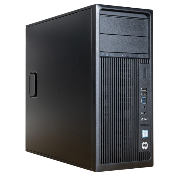 HP WorkStation Z240 MT, Refurbished Grade A Repainted, i5-6600, 16/500GB HDD, DVD-RW, K2200, FreeDOS