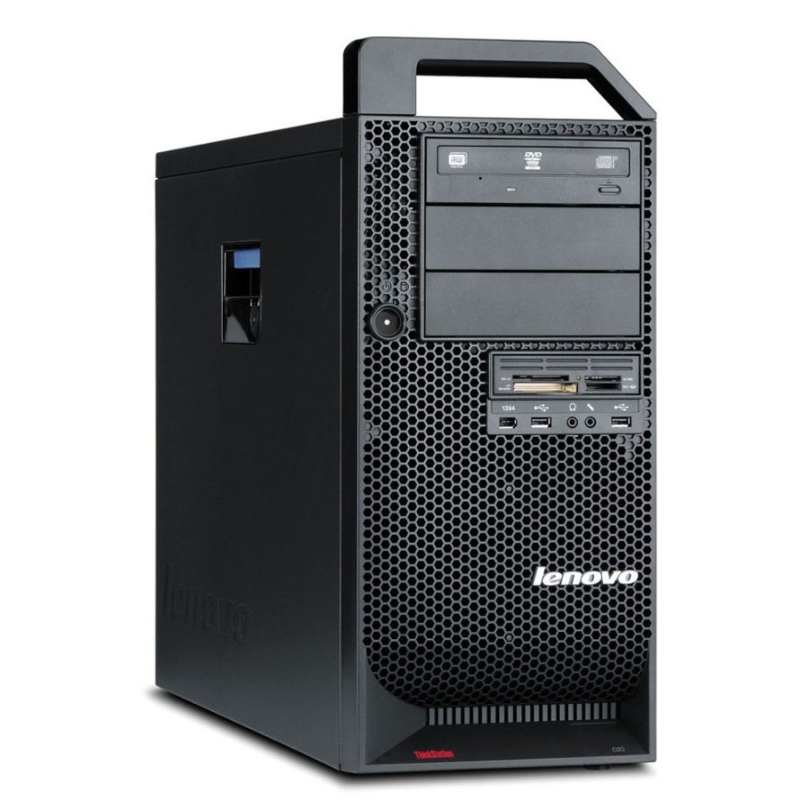 LENOVO WorkStation D20, Refurbished Grade A Repainted, X5650, 12/512GB SSD, DVD, QUADRO 2000, FreeDOS