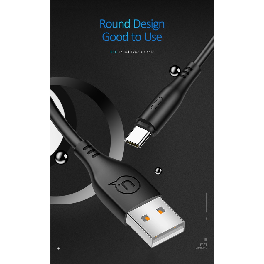 USAMS καλώδιο USB-C σε USB US-SJ267, 2A, 1m, μαύρο - Image 4