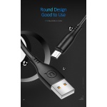 USAMS καλώδιο Micro USB σε USB US-SJ268, 2A, 1m, μαύρο - Image 4
