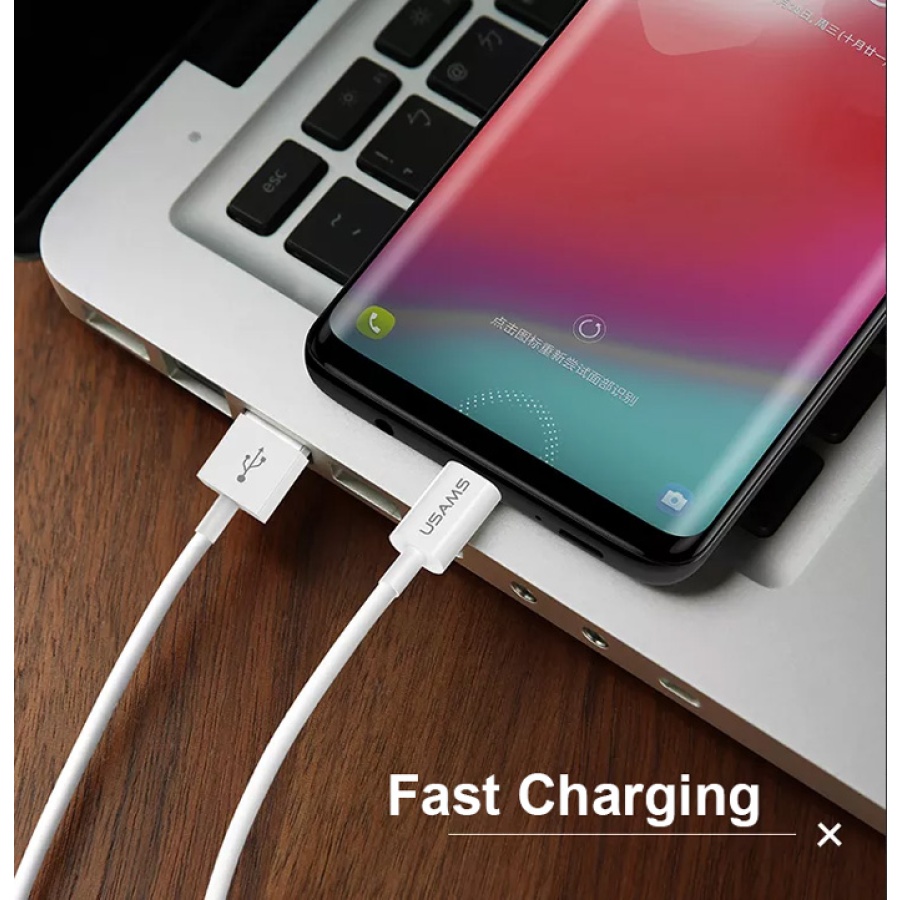 USAMS καλώδιο USB-C σε USB US-SJ285, 2A, 1m, λευκό - Image 4