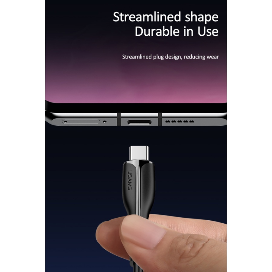 USAMS καλώδιο USB-C σε USB US-SJ372, 2A, 1m, λευκό - Image 2