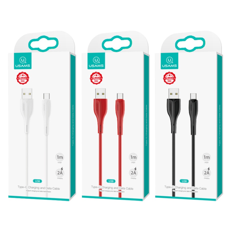 USAMS καλώδιο USB-C σε USB US-SJ372, 2A, 1m, λευκό - Image 5