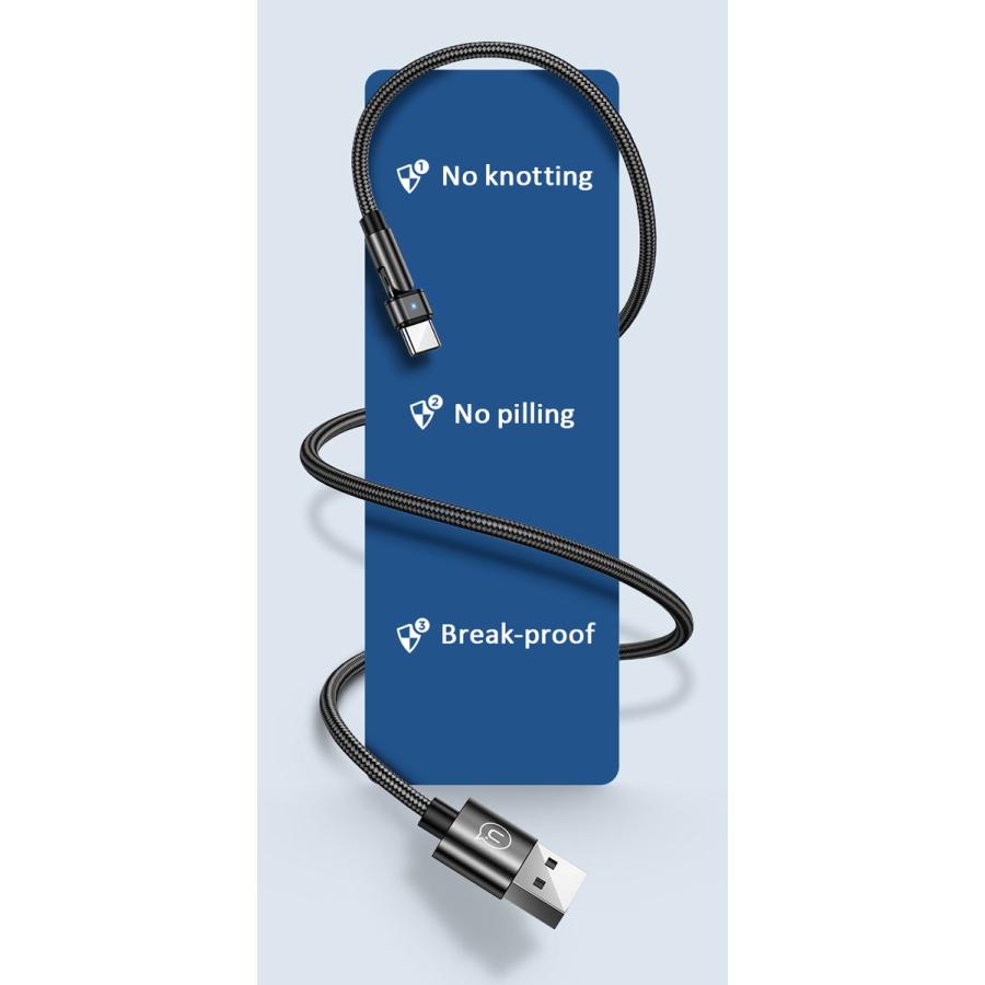 USAMS καλώδιο USB-C σε USB SJ477, περιστρεφόμενο βύσμα, 2A, 1m, πράσινο - Image 4